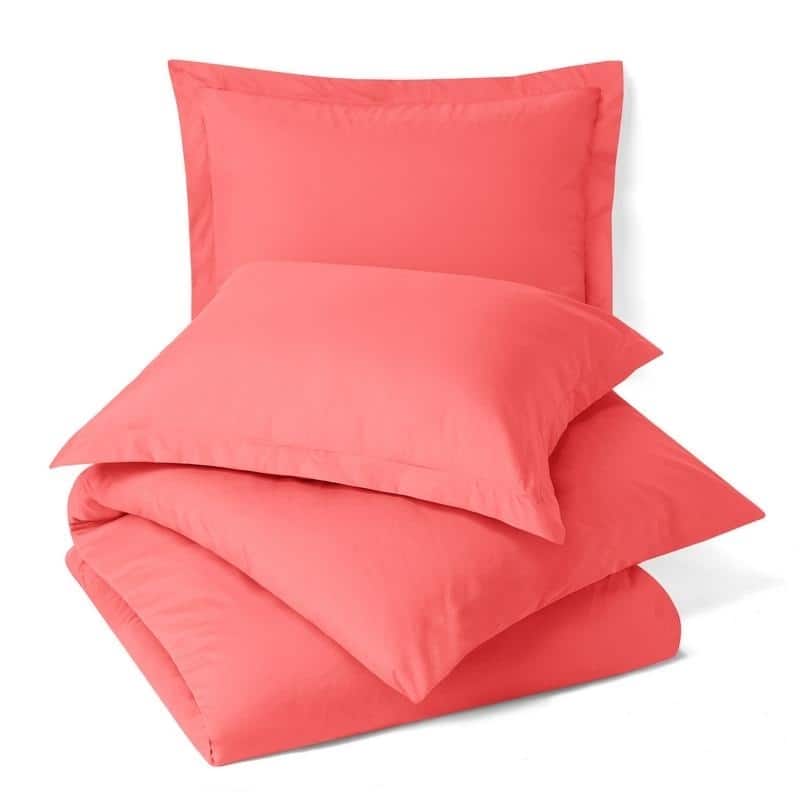 Nestl Buttoned Comforter Cover and Pillow Sham Set