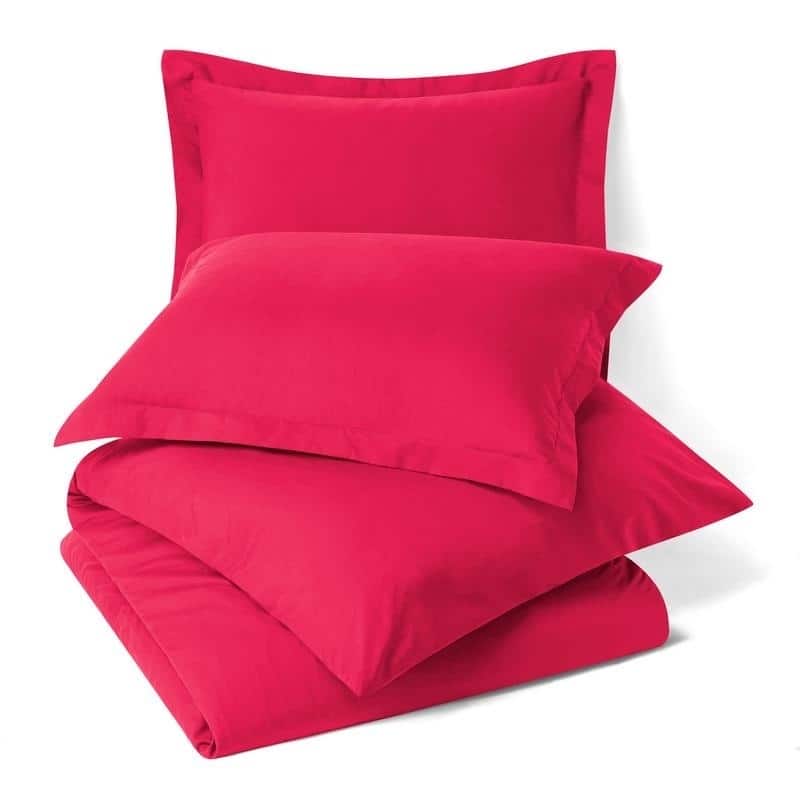 Nestl Buttoned Comforter Cover and Pillow Sham Set