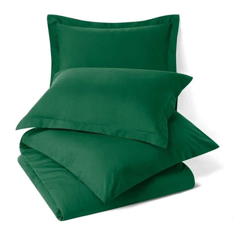 Nestl Buttoned Comforter Cover and Pillow Sham Set
