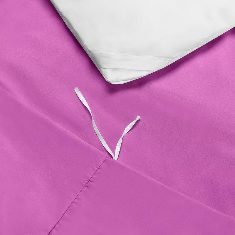 Nestl Buttoned Comforter Cover and Pillow Sham Set