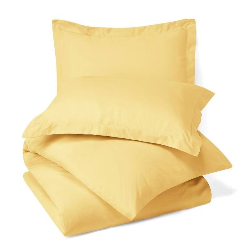 Nestl Buttoned Comforter Cover and Pillow Sham Set