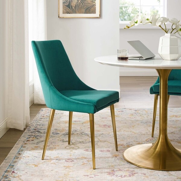 modway velvet chair