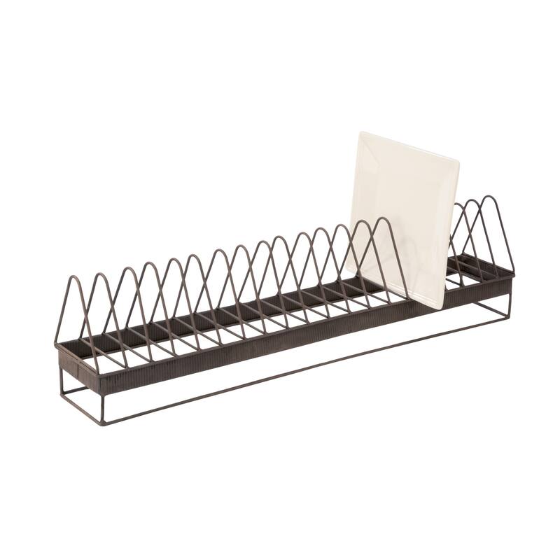 Elongated Plate Rack/Storage