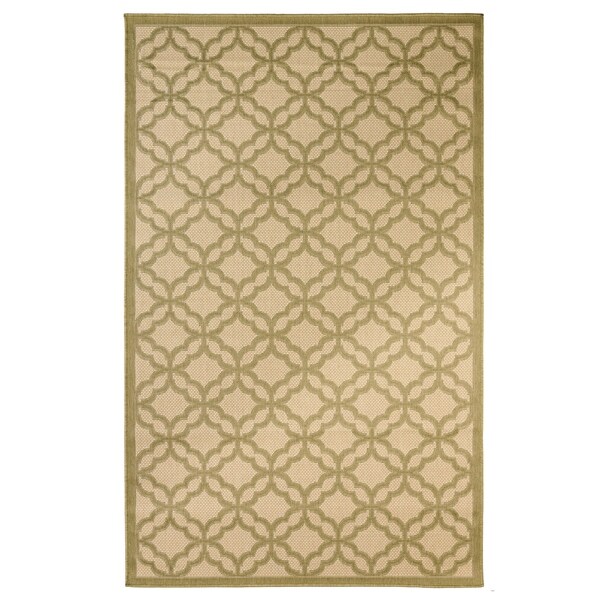 Festival Indoor/Outdoor Rugs Flatweave Contemporary Patio, Pool, Camp and Picnic Carpets FW 550 Green 5' x 8' - 5' x 8'