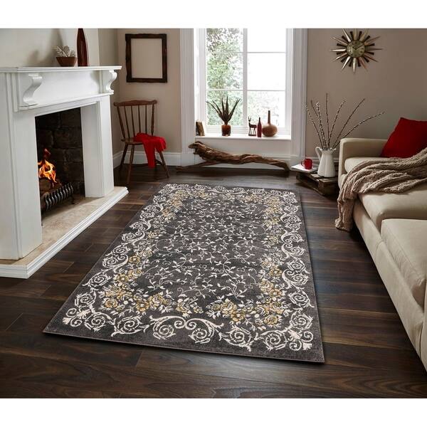 Contemporary Transitional Area Rug 8 Ft By 10 Ft On Sale Overstock