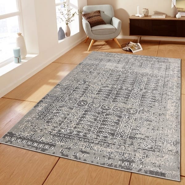 Contemporary Transitional Area Rug 5 Ft By 7 X Contemporary Transitional Area Rug