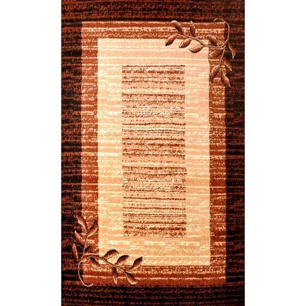 Wilda Black/Brown/Beige Area Rug Nairobi 1160 Brown 2' x 7' - 2' x 7'