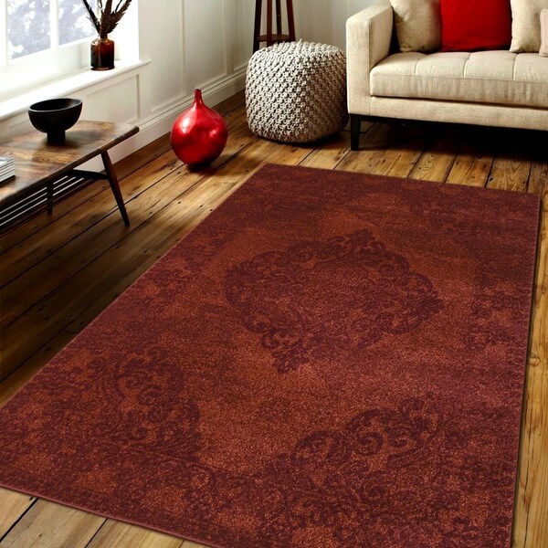 Hena Glory Area Rug MNC 500 Red 8' x 10' - 8' x 10'