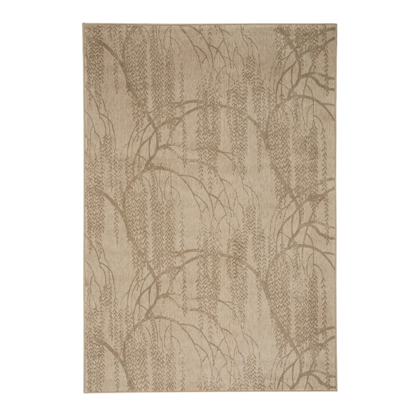 Capel Rugs Kevin O'Brien Sallows Cream Machine Woven Rectangle Area Rug - 3' 11" x 5' 5"