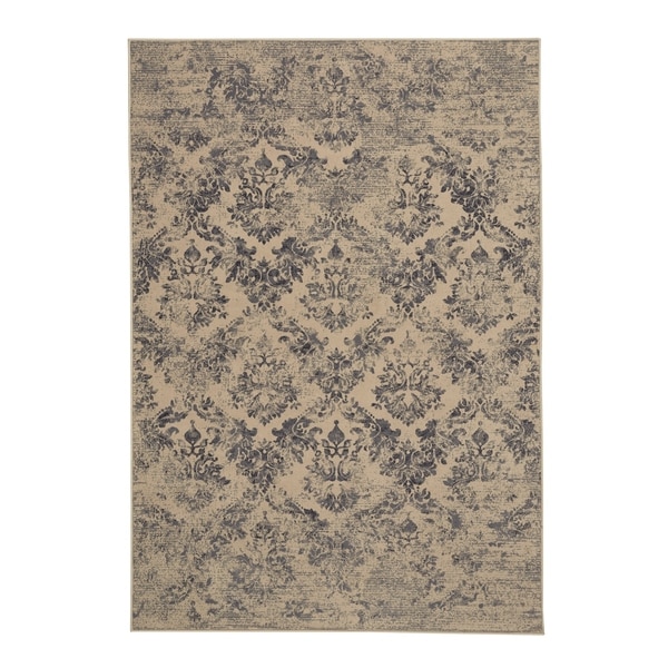 Capel Rugs Kevin O'Brien Gilt Azure Machine Woven Rectangle Area Rug - 6' 7" x 9' 10"