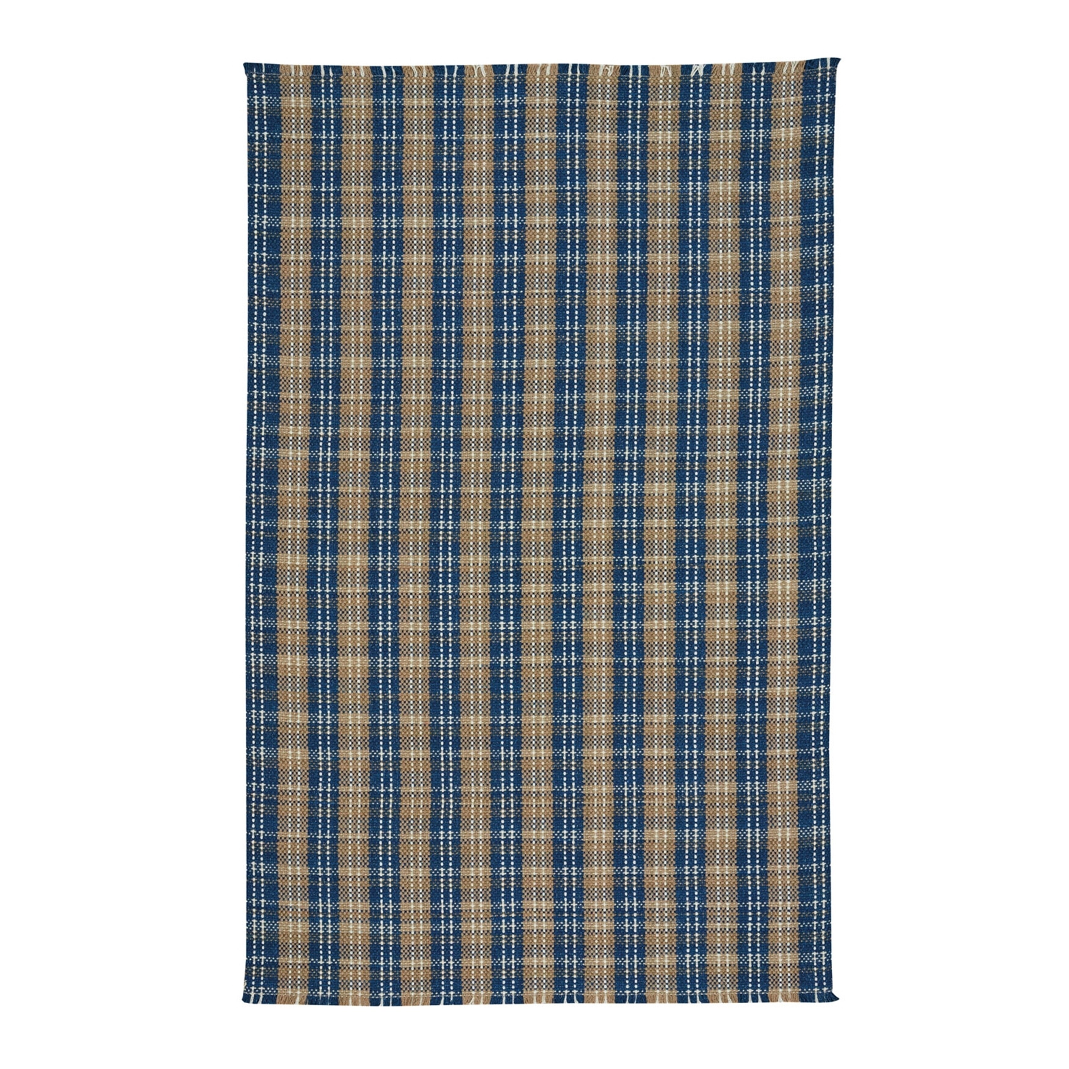 Capel Rugs Thames Azure Flat Woven Vertical Stripe Rectangle Capel Rugs Thames Azure Flat Woven