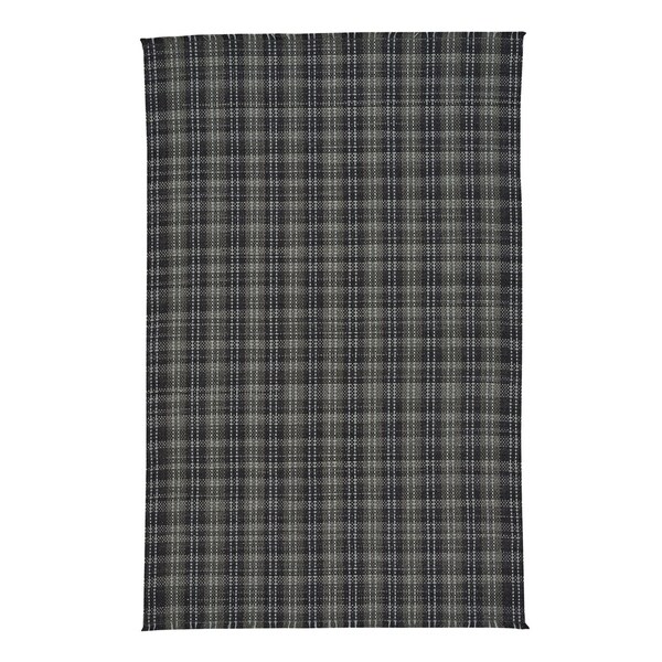 Capel Rugs Thames Midnight Flat Woven Vertical Stripe Rectangle Accent Rug - 2' x 3'