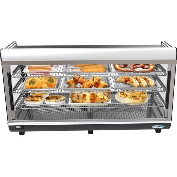 48Inch Self Service Commercial Countertop Food Warmer Display Case 6.5