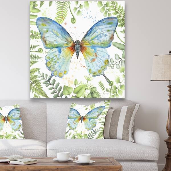 Shop Designart Botanical Butterfly Beauty 1 Cottage Canvas