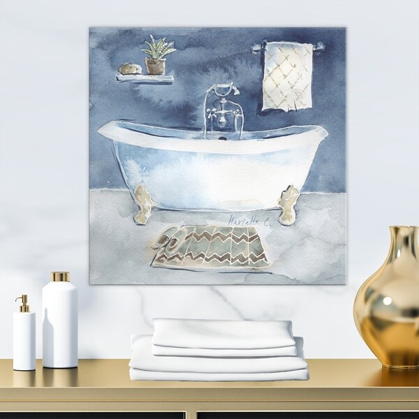 Shop Porch Amp Den Watercolor Bathroom I Vintage Gallery
