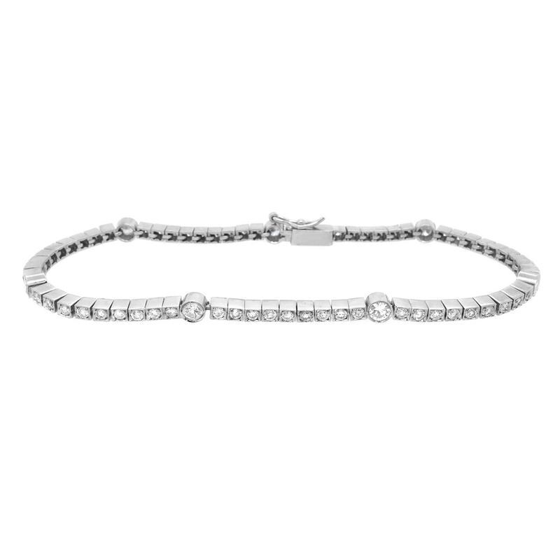 platinum tennis bracelet