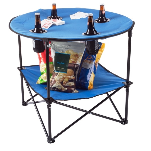 folding table in a bag