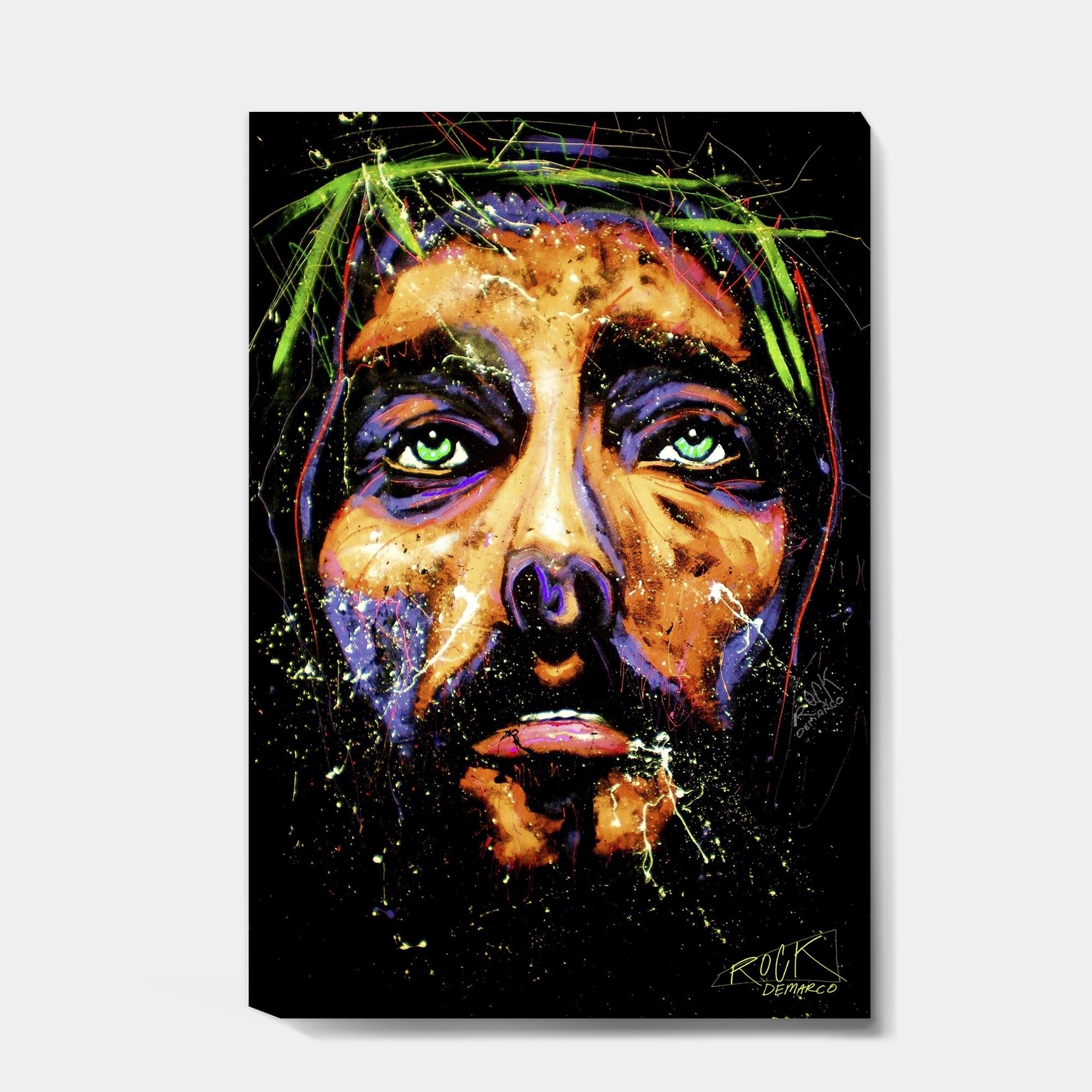 Shop Designart Colorful Modern Jesus Modern Contemporary