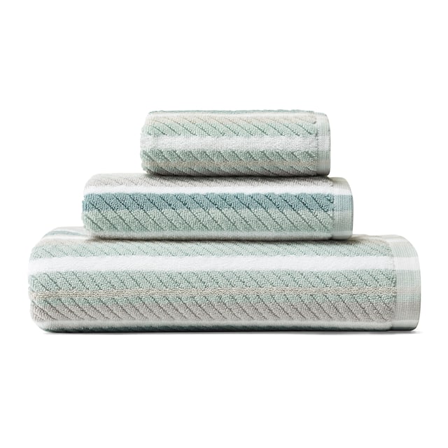 Tommy Bahama Ocean Bay Stripe 3-piece Towel Set - Bay Blue