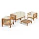 Option Teak Finish + Beige