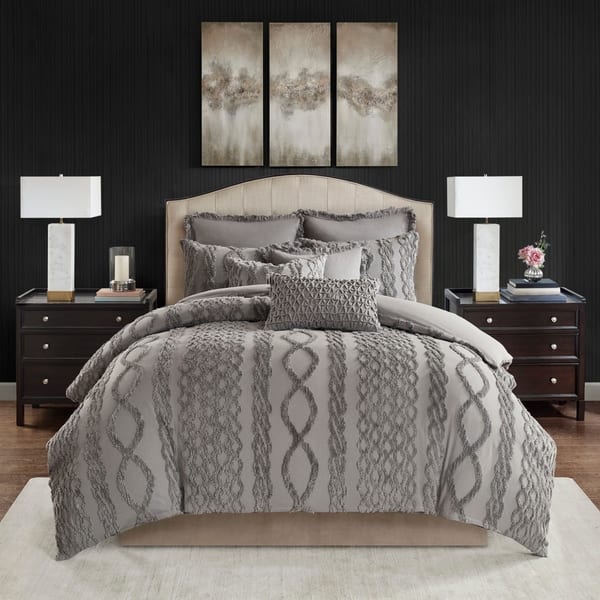 Copper Grove Villach White Tufted Cotton Chenille King/ Cal-King Size Duvet  Cover Set (As Is Item) - Bed Bath & Beyond - 28115898