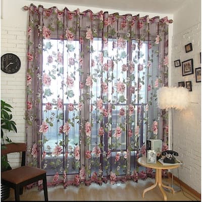 Window Privacy Curtains Sheer Panels, Bucharest