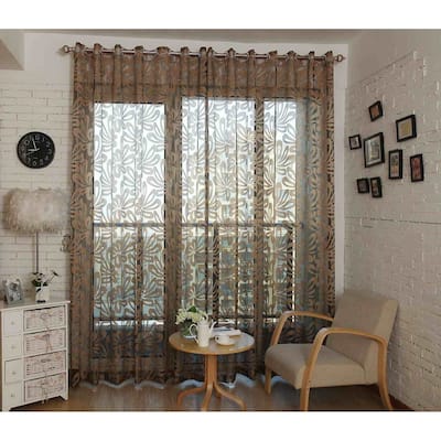 Window Privacy Curtains Sheer Panels, Barcelona