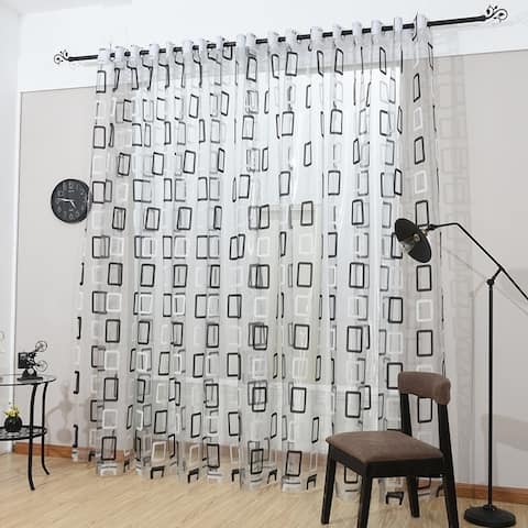 Window Privacy Curtains Sheer Panels, Prague