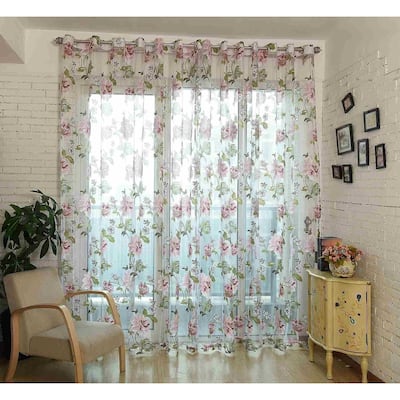 Window Privacy Curtains Sheer Panels, Budapest