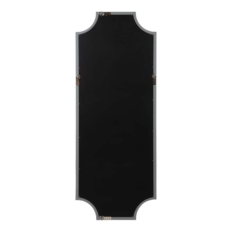 Carson Carrington Ulfhestra Full Length Framed Scallop Wall Mirror - 18x48