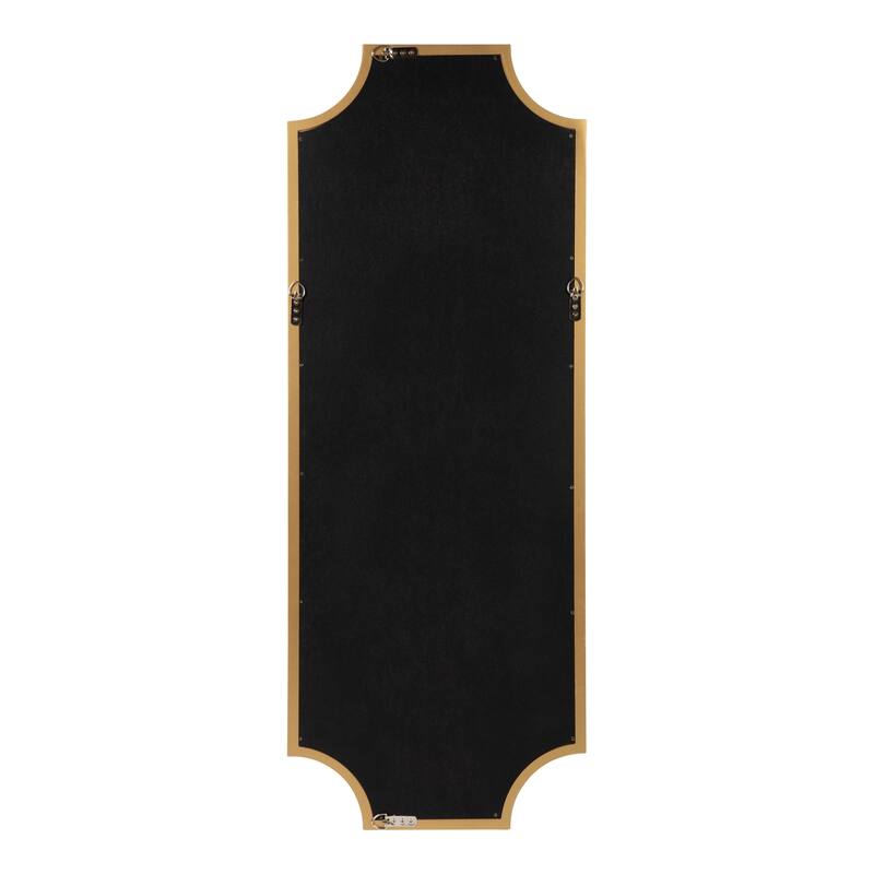 Carson Carrington Ulfhestra Full Length Framed Scallop Wall Mirror - 18x48