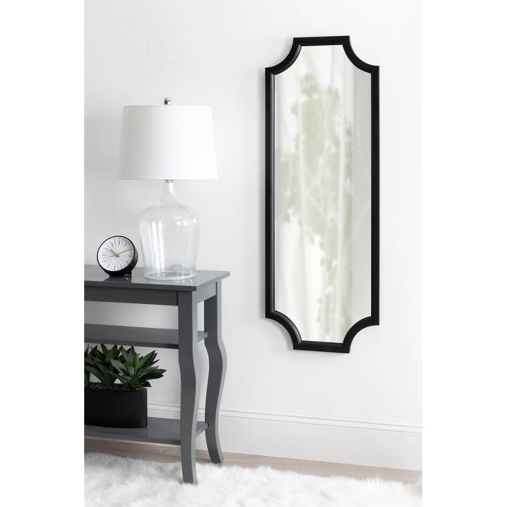 Carson Carrington Ulfhestra Full Length Framed Scallop Wall Mirror - 18x48