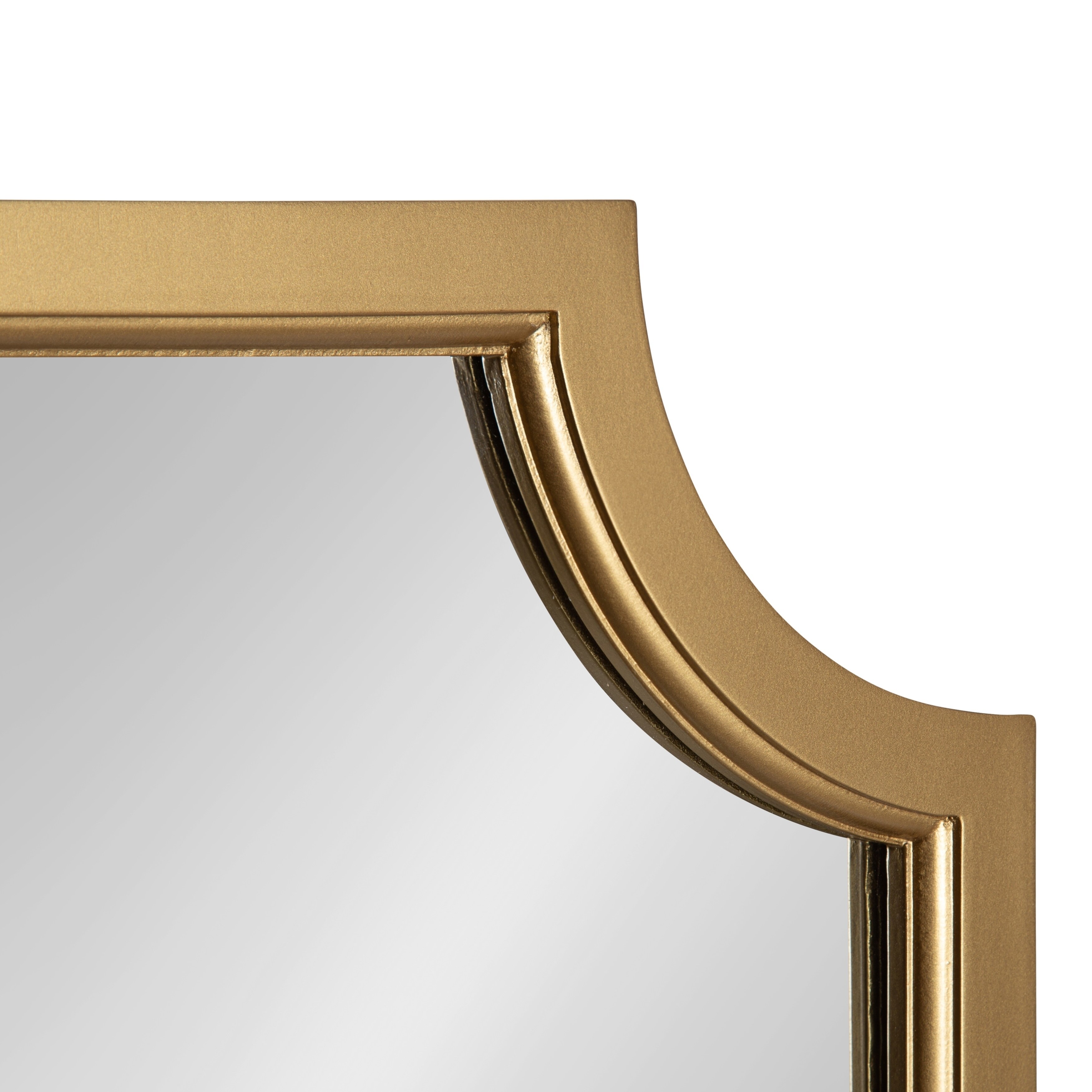 karson matte aluminium wall mirror