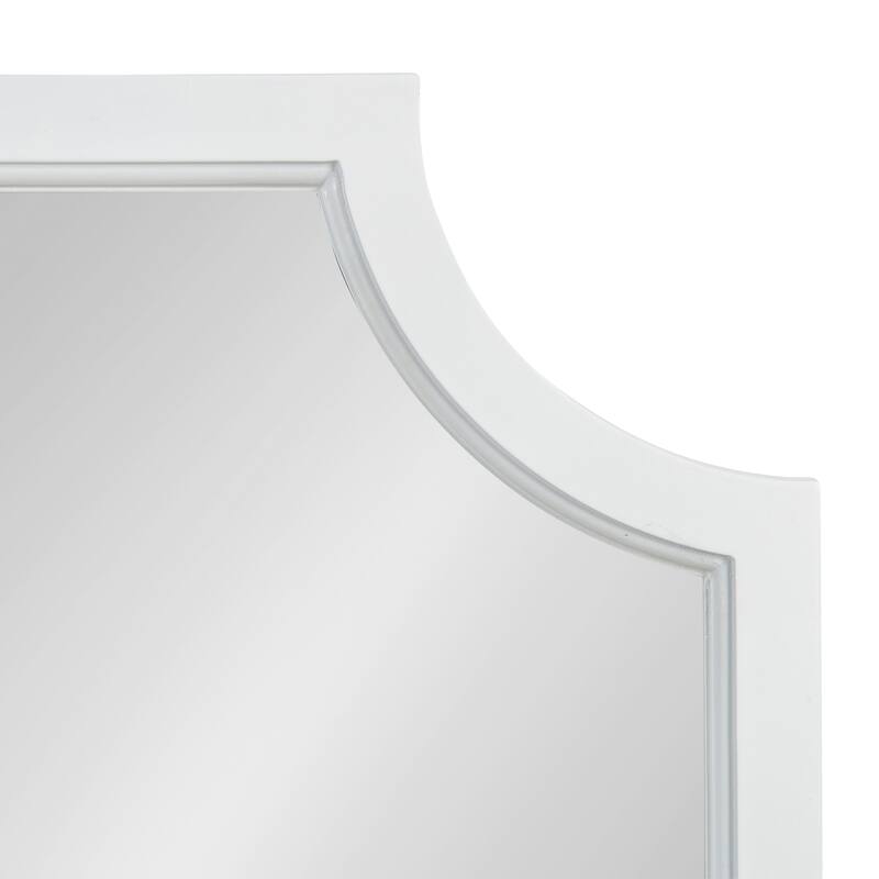 Carson Carrington Ulfhestra Full Length Framed Scallop Wall Mirror - 18x48
