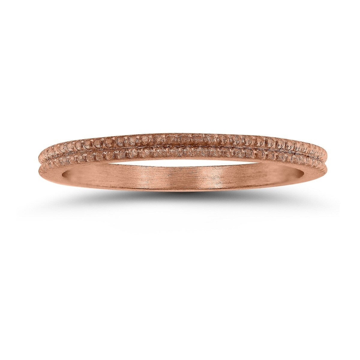1.5 mm rose gold wedding band