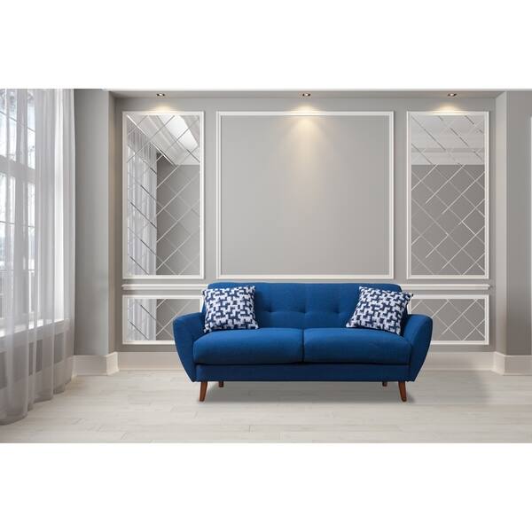 Shop Toronto Blue Linen 71 Sofa On Sale Free Shipping Today