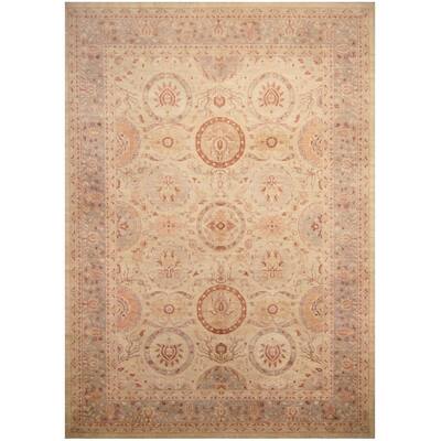 Handmade One-of-a-Kind Vegetable Dye Khotan Wool Rug (Afghanistan) - 9'10 x 13'9