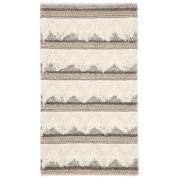 Safavieh Handmade Natura Transitional Geometric Wool Rug - 3' x 5'