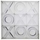 OnDisplay Luxe Acrylic Tic Tac Toe Set, Clear - Thumbnail 2