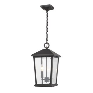 Beacon 2 Light Outdoor Chain Mount Ceiling Fixture in Oil Rubbed Bronze