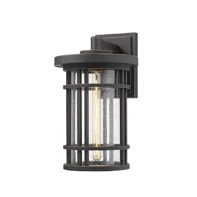 Jordan 1 Light Outdoor Wall Sconce in Oil Rubbed Bronze