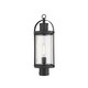 preview thumbnail 2 of 0, Roundhouse 1 Light Outdoor Post Mount Fixture in Black