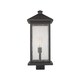 preview thumbnail 1 of 0, Portland 1 Light Outdoor Post Mount Fixture in Oil Rubbed Bronze - Brown