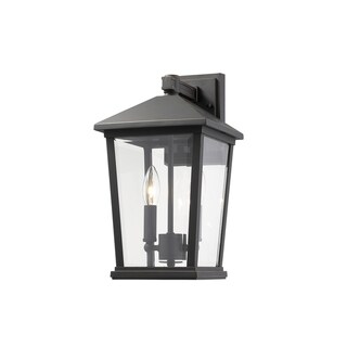 Beacon 2 Light Outdoor Wall Sconce in Oil Rubbed Bronze