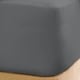 preview thumbnail 8 of 15, Clara Clark 21 Inch Extra Deep Pocket Fitted Sheet Gray - Full