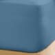 preview thumbnail 9 of 15, Clara Clark 21 Inch Extra Deep Pocket Fitted Sheet Blue Heaven - Full