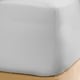 preview thumbnail 12 of 15, Clara Clark 21 Inch Extra Deep Pocket Fitted Sheet Silver - Full