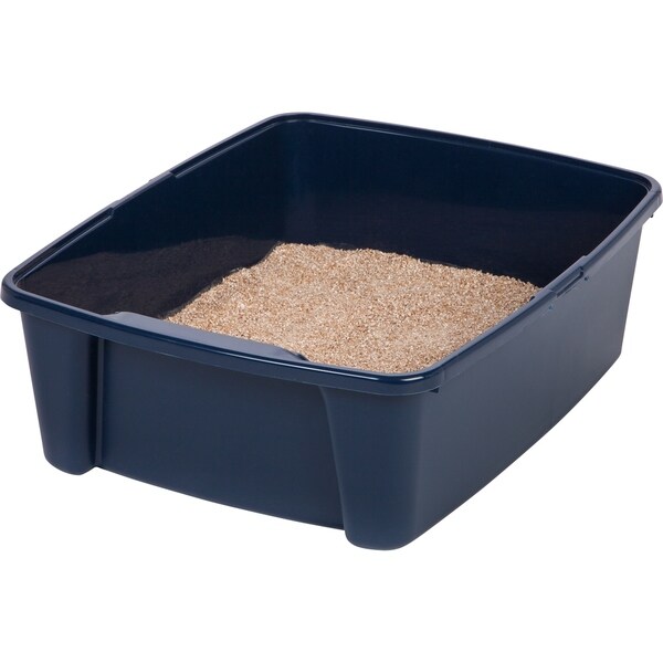 iris litter box with shield