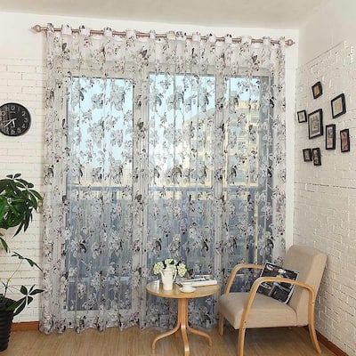 Window Privacy Curtains Sheer Panels, Amsterdam