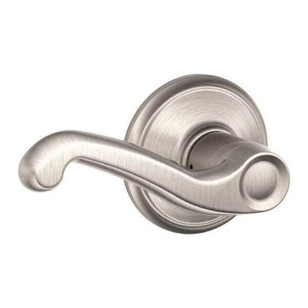 Schlage Flair Satin Nickel Passage Lever Right or Left Handed Schlage Flair Satin Nickel Passage Lever Right or Left Handed